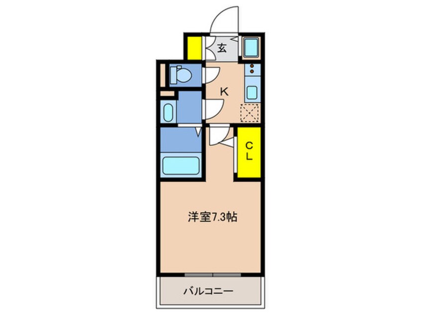 間取図 アドバンス神戸マーレ