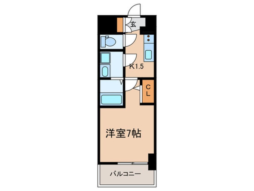 間取図 アドバンス神戸マーレ