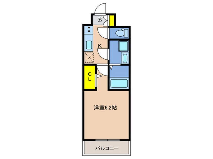 間取図 アドバンス神戸マーレ