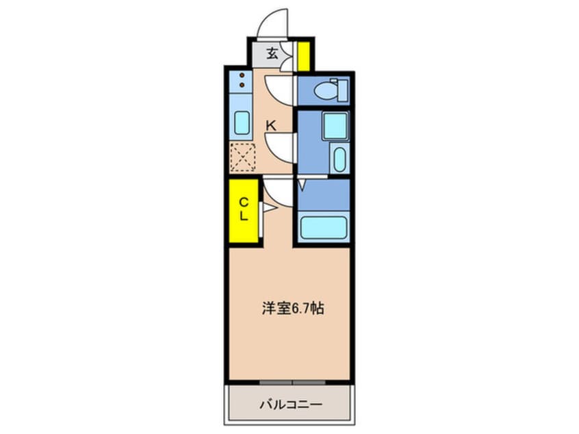 間取図 アドバンス神戸マーレ