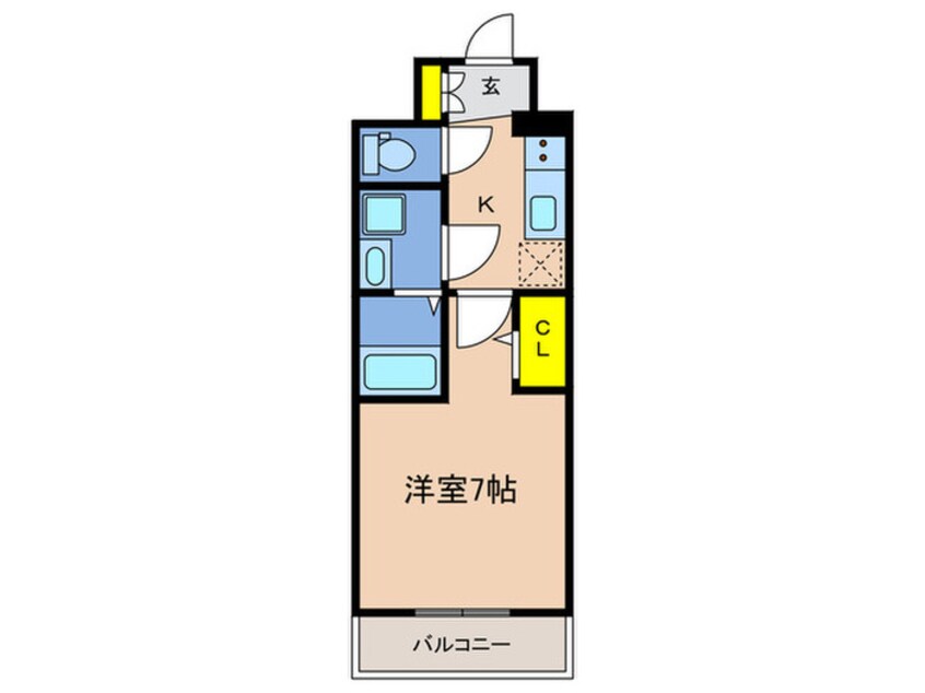 間取図 アドバンス神戸マーレ