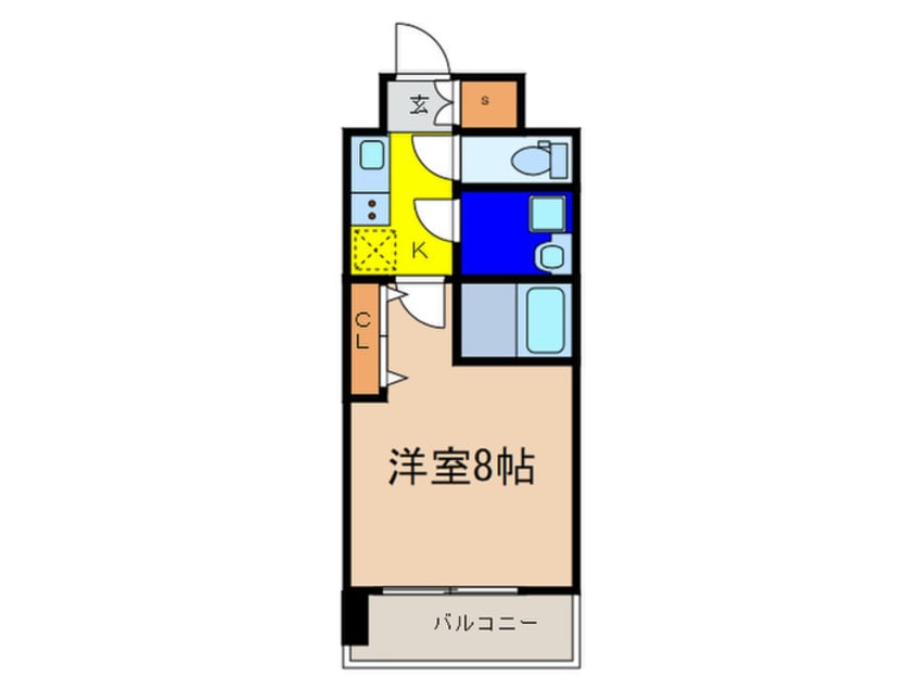 間取図 エステムコート京都西大路(704)