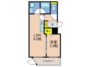 間取図 ｌａ　ｆｉｏｒｅ　ｋｏｂｅ