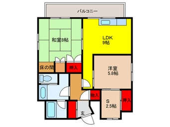 間取図 本町フラット