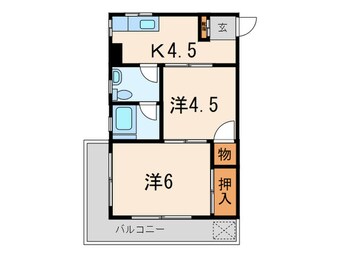 間取図 メゾン１０１　Ｃ