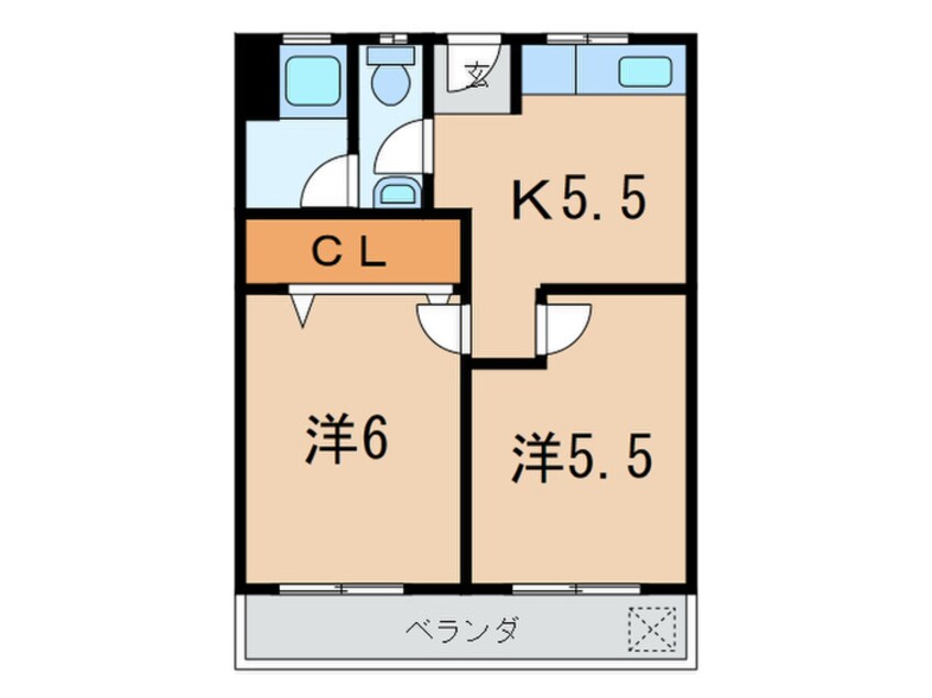 間取図 メゾン１０１　Ｃ