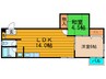 ヴィラ　アロー 2LDKの間取り