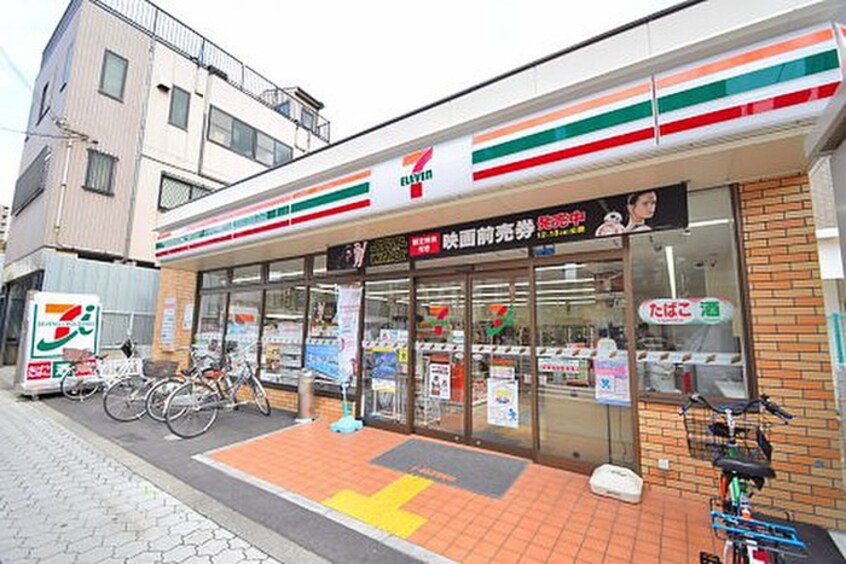 セブンイレブン大阪阿倍野筋５丁目店(コンビニ)まで350m 梅ケ枝マンションⅠ