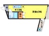 トータルエステートビル 1Kの間取り