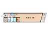 トータルエステートビル 1Kの間取り