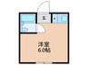 728湯里ハイツ 1Rの間取り