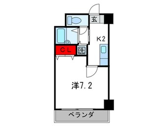 間取図 グラマシー心斎橋東