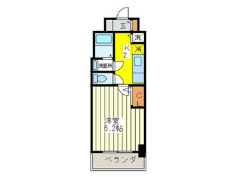 間取図 グラマシー心斎橋東