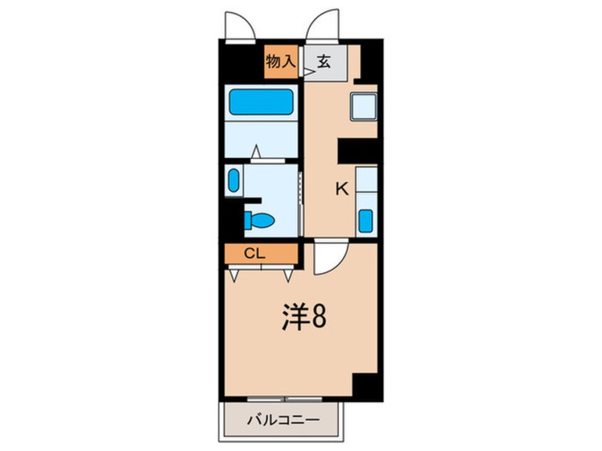 間取図 オ－ブ東須磨