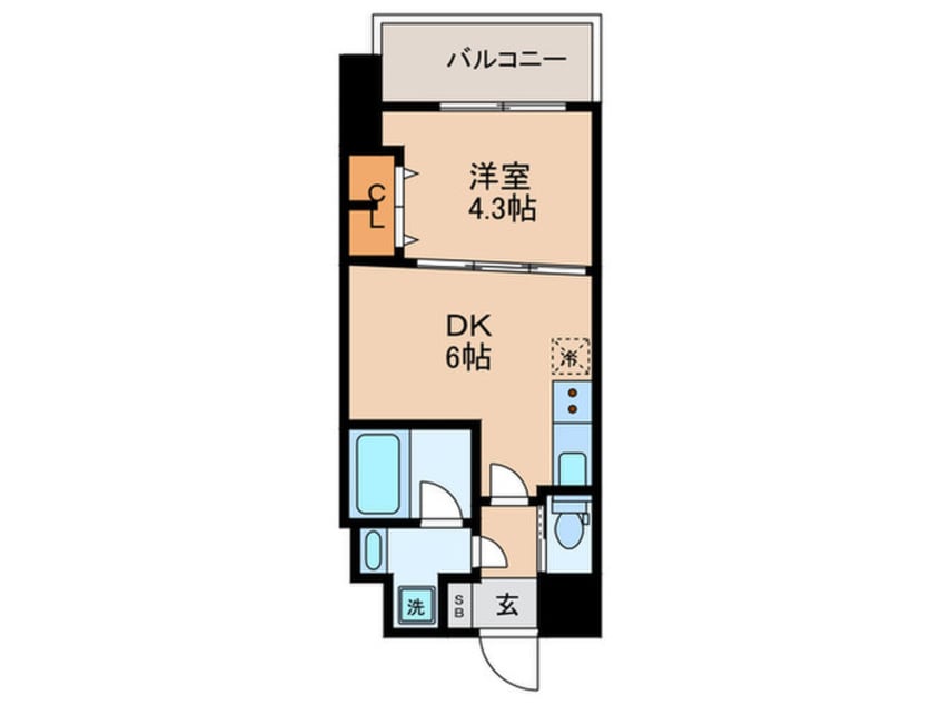 間取図 スプランディッド安土町