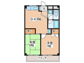 間取図 フェリシティ　キア