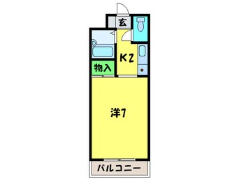 間取図 ルミナ－ル　ナカモズ