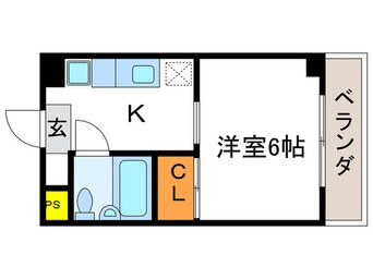 間取図 タウンコ－ポくつかけ