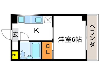 間取図 タウンコ－ポくつかけ