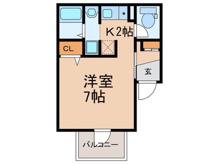 間取図 レジア三津屋南