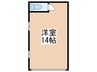滝壺店舗 1Rの間取り