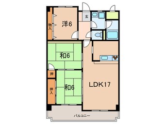 間取図 エスペランサ甲南