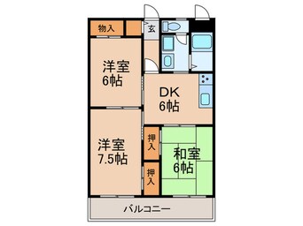 間取図 エステ－トピア日吉