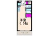 ハイツタナカ 1Rの間取り
