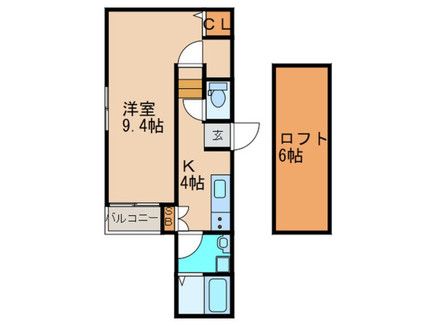 間取図 Ｐｏｌａｒｉｓあびこ