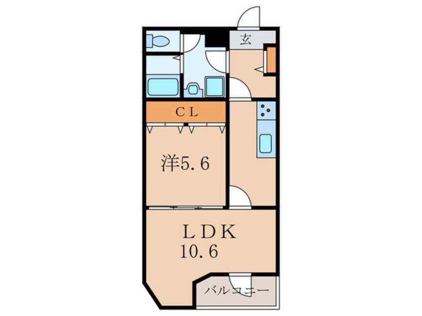 間取図 ノルフィカ塚口