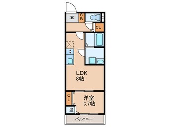 間取図 アート小若江