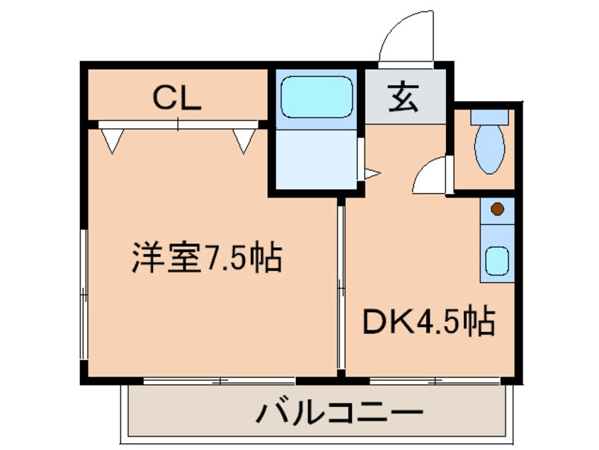 間取図 セイントヒル緑地
