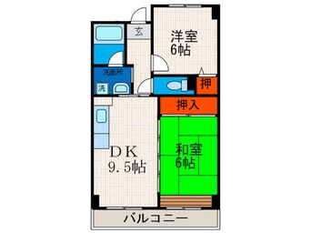 間取図 アルデール・Ｂ