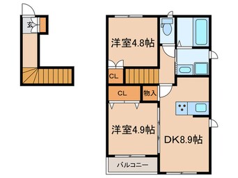 間取図 ハーバーコート神戸