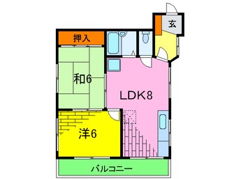 間取図 ハイツビレッジゲ－ト