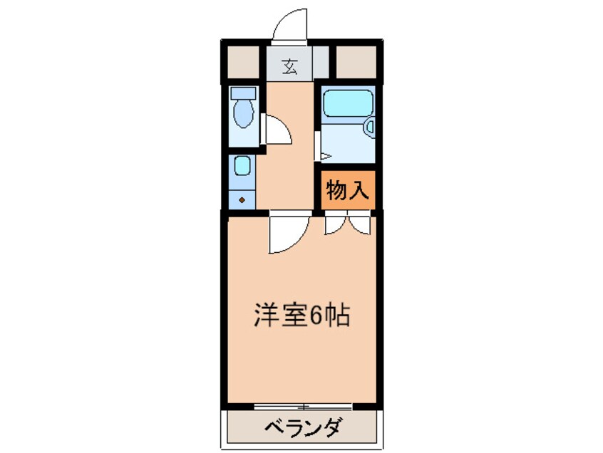 間取図 チサトハイツ