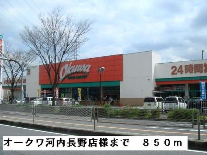 オークワ河内長野店(スーパー)まで850m ソレアード・ニシキ