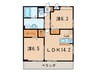 シンフォニー 2LDKの間取り