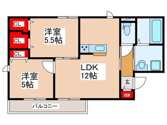 間取図 Azusa