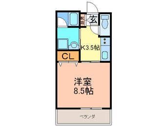 間取図 ヴィラ・リ－セント