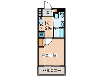 間取図 エイペックス京町堀Ⅱ(305)