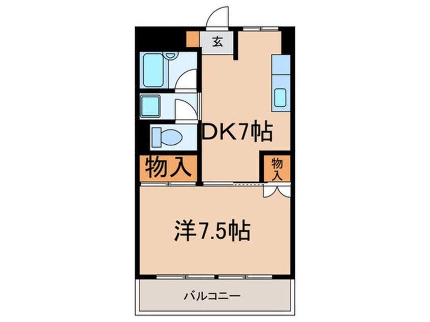 間取図 クレセント夙川