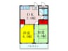 大隈小谷マンション 2DKの間取り