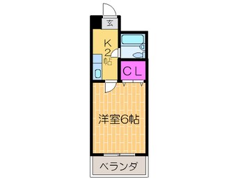 間取図 プレアール平野本町Ⅱ