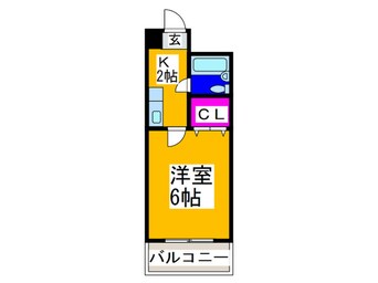 間取図 プレアール平野本町Ⅱ