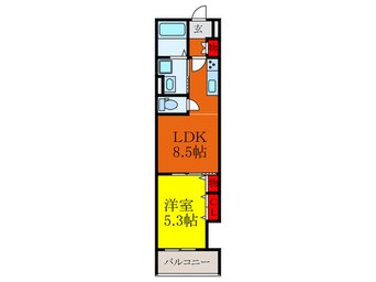 間取図 クリエオーレ庄屋Ⅱ