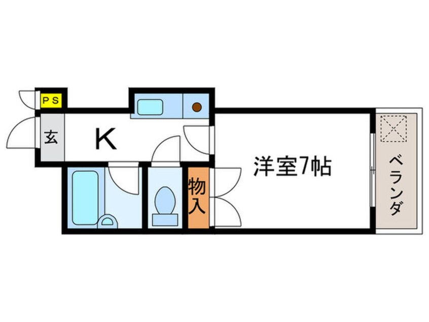 間取図 メモワール上桂