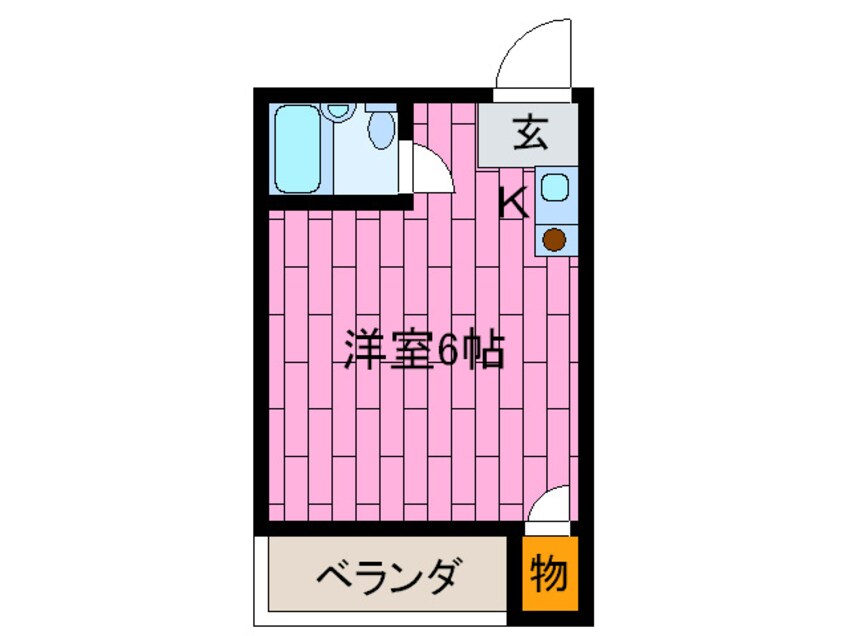 間取図 サンシャイン小阪