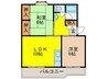 多田グリ－ンライフ 2LDKの間取り