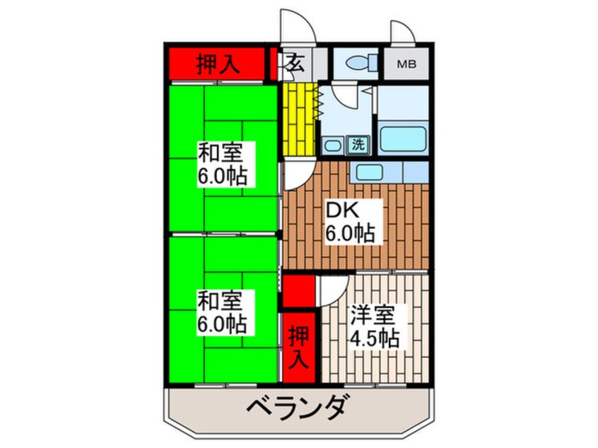 間取図 カーサセリオ